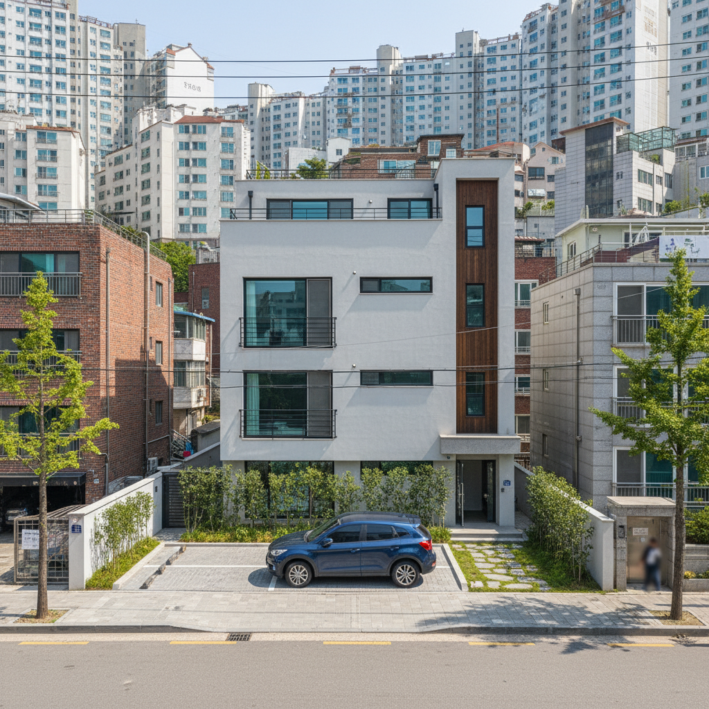 빌라 경매 물건 현장 답사하는 모습