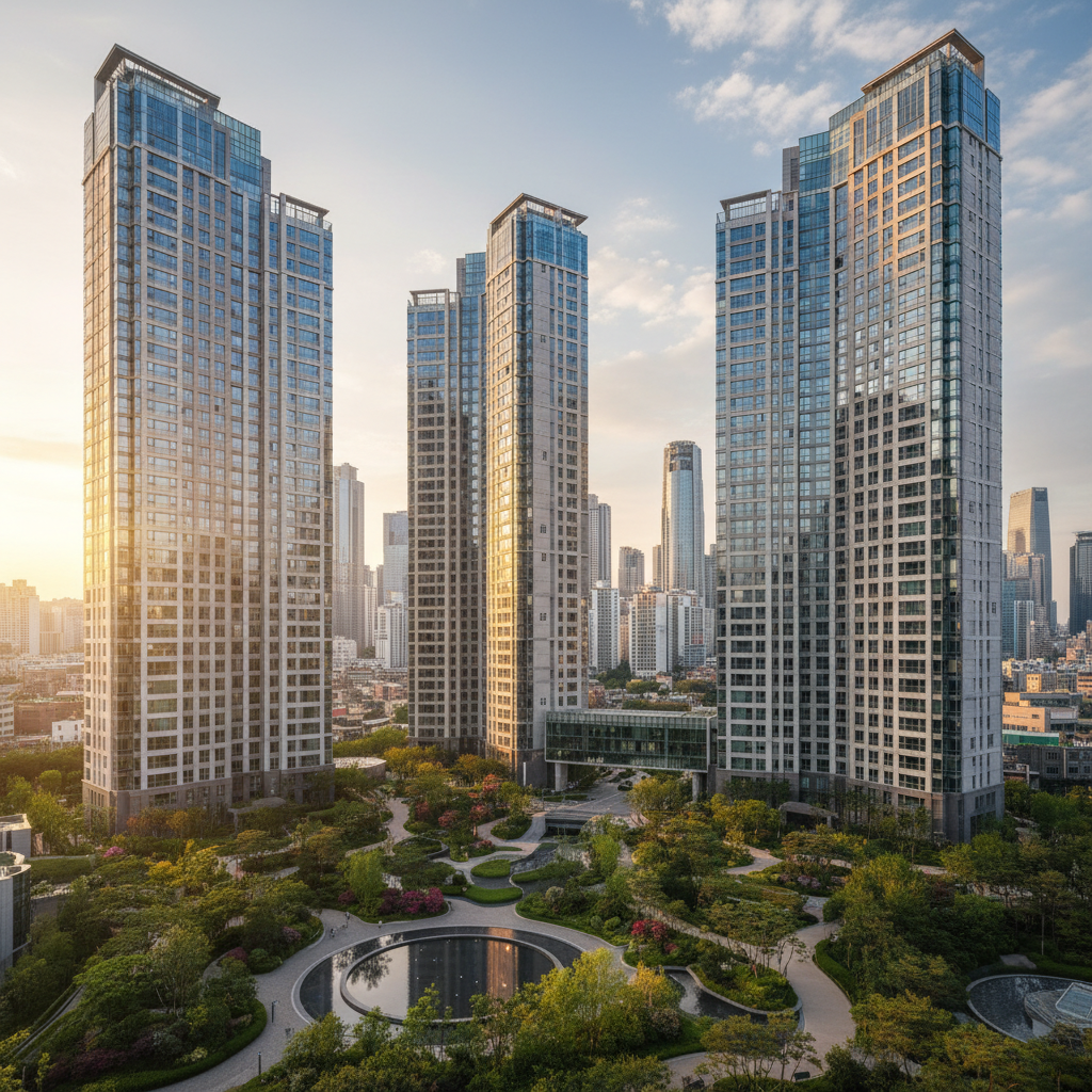 강남구 아파트 단지 전경